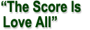 The Score Is Love All - A Book By Virgil Brady